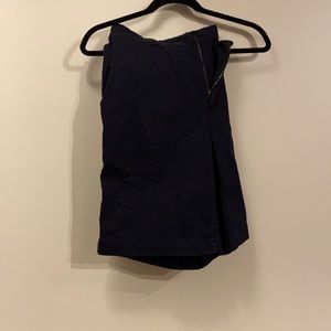 Dark blue casual shorts